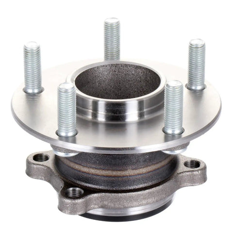 Plug-And-Play Rear Wheel Bearing And Hub Assembly For 2014-2016 Mazda 3 And Mazda 3 Sport With 5 Lugs And ABS, side view