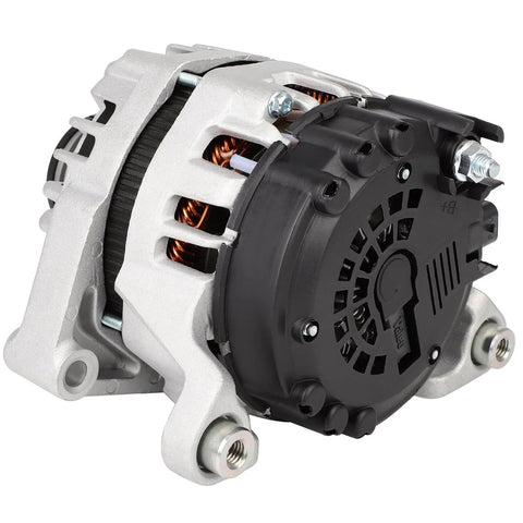 Alternator Replacement For Chevy Cruze 2011, Trax 2015-2021, And Buick Encore 2013-2021, side view, OEM fit, 130A capacity