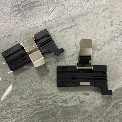 3 In 1 Fiber Cleaver, Fiber Holder And Fiber Fixture Clamp For FTTH 250um 900um Cables, Aluminum Alloy Construction, Black Finish