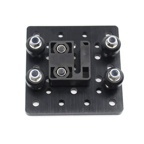 Befenybay 2pcs anti-backlash nuts for 8mm lead screw installed on a perforated mounting plate