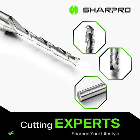 Pro Grade High Precision Spiral Upcut Router Bit With One Quarter Inch Shank For Woodworking And Plastic, Runs Smooth