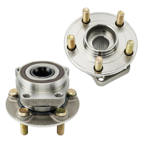 Two Pack Front Wheel Hub Assembly For Subaru Forester 2014 2018 Crosstrek 2016 2021 Impreza 2014 2019 XV Crosstrek 5 Lug Hub 513413