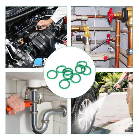 270 Pcs O Ring Kit With 18 Size Assortment High Temperature Buna N Rubber Gaskets For Automotive, Plumbing, Pneumatic, Pressure Washer