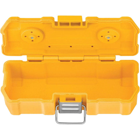Open yellow magnetic tough case for Impact Driver Bit Set With Magnetic Tough Case, 15-Piece Carbide Tipped Bits, visible