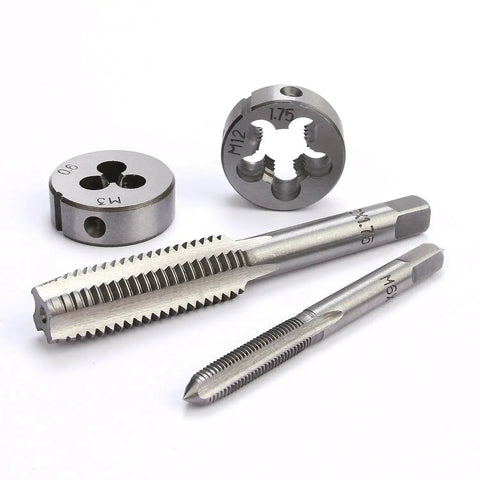 M3-M12 taps and dies from Pro Grade Tap And Die Set For Metal Threading With Metric M3 To M12 Coarse And Fine Threads 40 Piece Kit