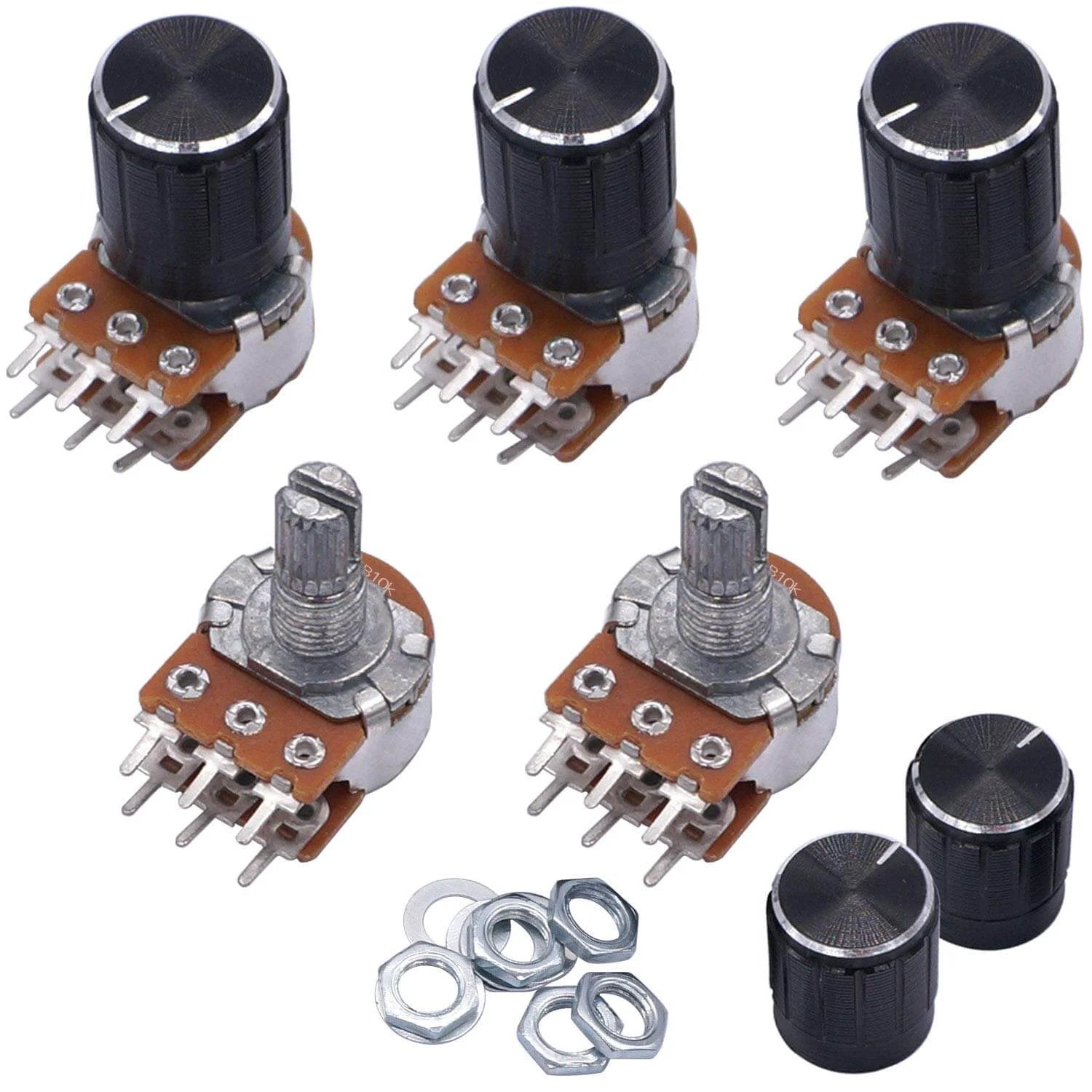 10K rotary potentiometers for audio - Five Pack 🍁 &nda...
