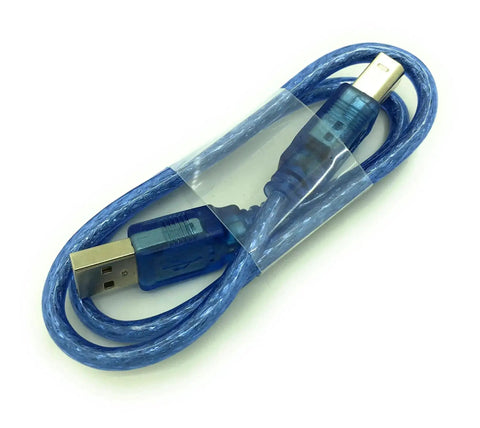 Blue USB cable for Arduino Mega 2560 R3 Compatible Board Kit with ATmega2560 and ATmega16U2 USB interface, 1000mA power