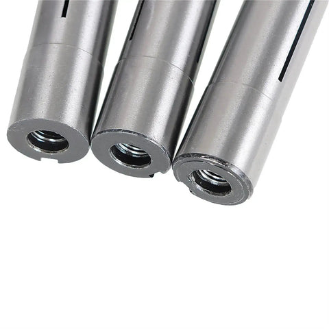 Close-up of 29 Piece R8 Steel Spring Collet Set for CNC Milling Chuck and Lathe Tool Holder, showcasing premium steel construction.