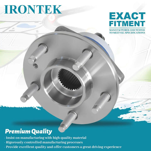 Front Wheel Hub And Bearing Assembly 513179 With Abs 5 Lugs For Buick Century LaCrosse LeSabre Lucerne Fwd direct fit