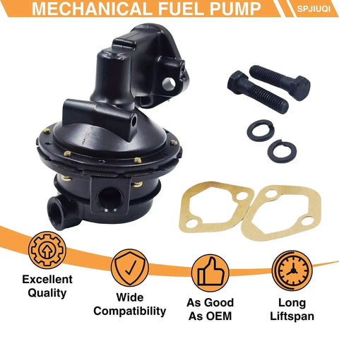 Performer Series RPM Street Tested Mechanical Fuel Pump for Big Block Chevy V8 396-502 with mounting hardware and gaskets