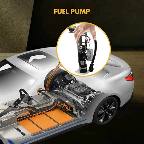 Fuel Pump Assembly Replacement For Ford Ranger 1998 3.0L 4.0L And Mazda B2500 2.5L 1998 1999 2000 Drop In Ready With Easy Bolt In For Ford And Mazda B Series Trucks Warranty Included, shown in vehicle schematic with focus on pump component.
