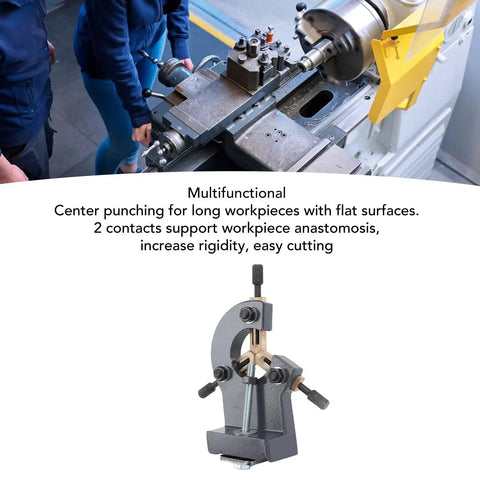 Wood Lathe Steady Rest for Mini Lathes With Three Point Support Durable Aluminum Alloy Iron Copper Build For Long Lasting Stability Baxnore Heavy Duty Stabilizer