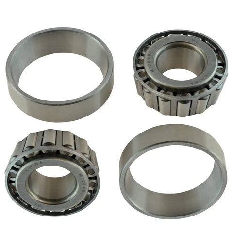 Front Outer Wheel Bearing And Race Kit For Driver And Passenger Sides Fits Ford F-250 1965 To 1972, Chevrolet Astro 1985 To 2002