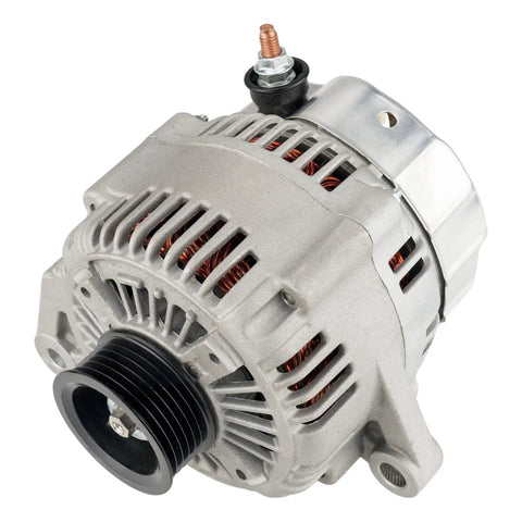 Alternator Replacement For Jeep Wrangler 2001 To 2006 4.0L V6 OE Quality Fits 13876N 56041864AB side view