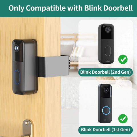 Anti Theft Doorbell Mount Bracket For Video Doorbell Cameras Fits First And Second Gen No Drill Easy Install With Hidden Screws