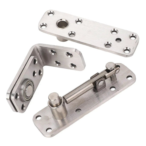 Hidden Door Hinge For Secret Doors And Bookcases Heavy Duty 600LBS Stainless Steel 180 Degree Adjustable Pivot Hinge With Concealed Mount