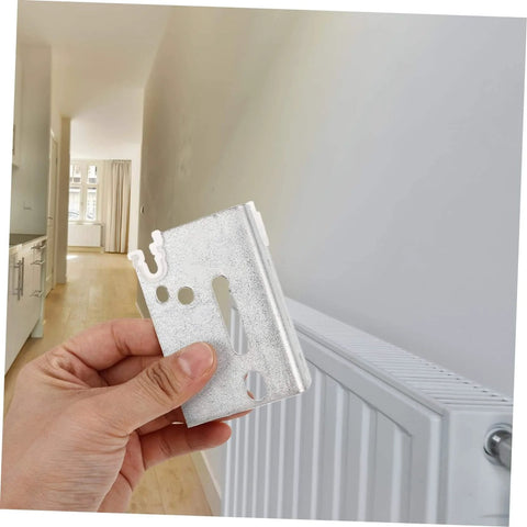 Person holding a Heavy Duty Track Jamb Bracket For Sliding Doors Steel Construction With Easy Install Built Tough Durable Hardware