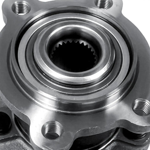 Close-up view of Rear Wheel Bearing And Hub Assembly With 5 Lug And ABS For AWD Fits 2013 2019 Ford Escape And 2015 2019 Lincoln MKC
