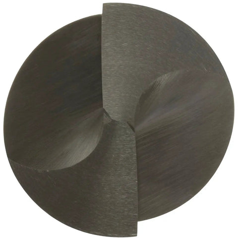 Close-up of High Speed Steel NC Spotting Drill Bit For Dead On Centering On CNC Machines With 90 Degree Point Slow Spiral And Straight Shank