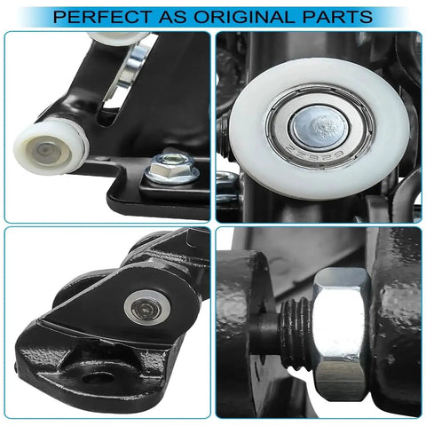 Heavy Duty Truck Door Hinge Roller Assembly With High Load Capacity Metal Construction, detailed close-up view, Part 68271843AA