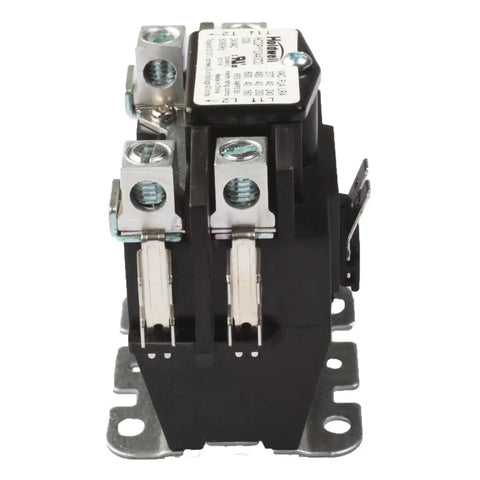 1 Pole Normally Open DP Contactor With Shunt, 40 Amp 24V Coil, mounted on metal base, UL Listed CSA CE Approved
