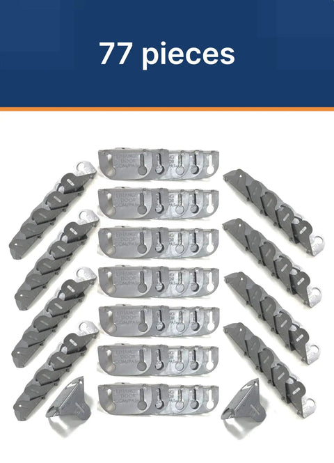 Bulk Door Install Kit With 77 Brackets And All Screws Delivers Fast Shim Free Install For 11 Doors Using 7 Brackets Each
