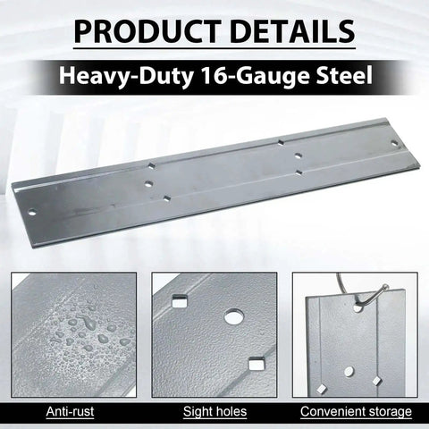 18 Inch Folding Metal Bending Tool For Sheet Metal And HVAC Ductwork, Pro Grade Steel Hemming Tool, heavy-duty 16-gauge steel