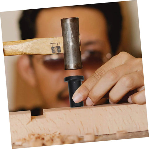 Person installing 4 Sets Barn Door Hardware Kit For Sliding Doors With Track Spacers And Connectors, DIY Friendly And Heavy Duty Sliding Barn Door System, No Fuss Install For Home, Studio Or Farmhouse Renovation