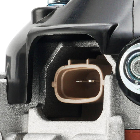 Close-up of High Amp Replacement Alternator For Mazda 6 And MX5 Miata 100 Amp 12V With 6 Groove CW Pulley connector