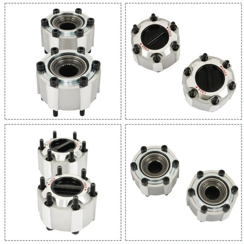 2Pcs Manual Locking Hubs 28 Splines Replacement For Nissan Frontier Pathfinder Xterra Titan D21 Pickup 1990 To 2004 Easy Install Plug And Play