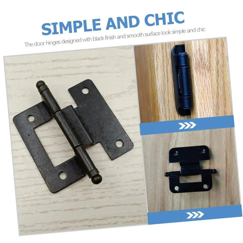 10 Pack Cabinet Door Hinges Durable Replacement Hinges For Home Use With High Load Bearing Capacity Smooth Surface For Kitchen And Bathroom Cabinets Cupboards Heavy Duty Hardware For DIY Renovations