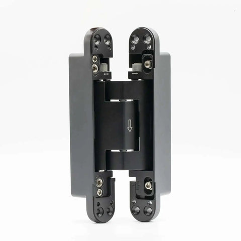 Heavy-Duty Self Soft-Closing Hidden Door Hinge For Commercial And Residential Doors Concealed Metal Hardware, 120 lbs support