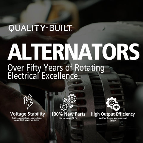 New 11453N Alternator For 2010 2020 GM Vehicles front view with rotating electrical components.