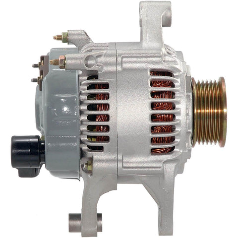 Side view of Gold Series 335-1181 High Output Alternator Replacement For Cars And Trucks 100 Percent New With Greased Key Components