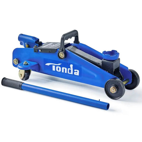 2 Ton Hydraulic Floor Jack For Cars, Portable Car Lift With 4.9 To 11.8 Inch Lift Range, 3,800 Lb Capacity, Safety Bypass Valve visible