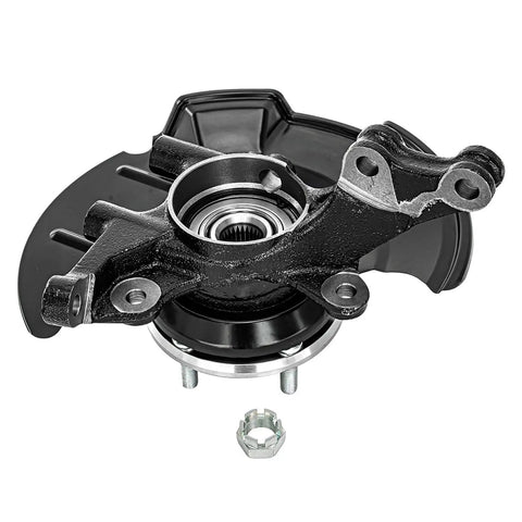 Front Steering Knuckles Kit With Wheel Bearing Hub Assembly For Hyundai Elantra 2007 2008 2009 2010 2011 2012 4 Wheel ABS Replacement Two Piece Set Driver And Passenger Sides