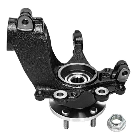 Front Steering Knuckles With Wheel Hub Bearings And Front Struts With Coil Springs Assembly For 2012 2013 Ford Focus 2.0L Replacement Kit