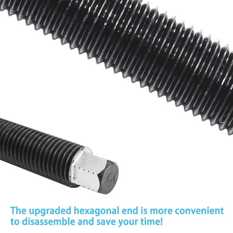 Close-up of Harmonic Balancer Install Tool For GM V8 LS Engines With Thrust Bearing And Wrench Flats Crank Pulley Installer