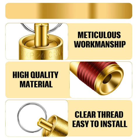 Bonuci 4-pack brass 1/4" NPT pressure relief valves for air compressors