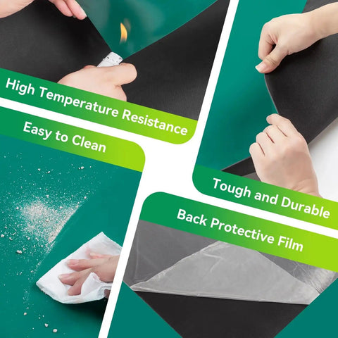 ESD Soldering Mat For Desk And Repair, Anti Static Grounding Work Surface, High Temp Resistant Rubber Pad features and benefits