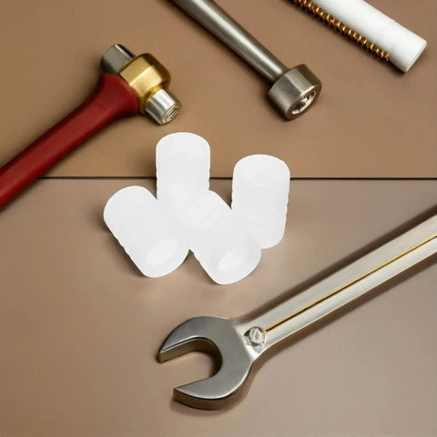 Silicone Sealing Gasket Set With Wave Sleeves for ice cream makers surrounded by wrenches on a beige background