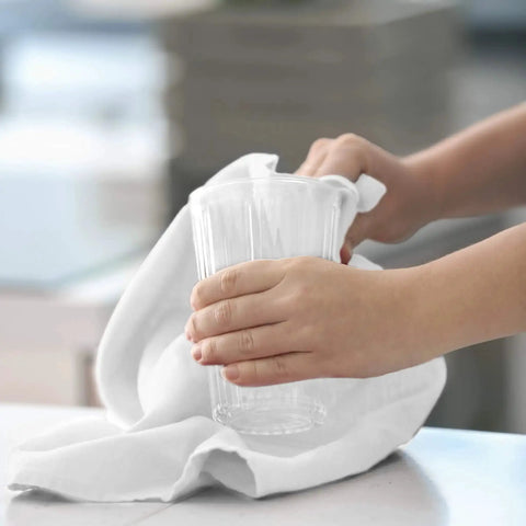 Pack Of 50 Reusable Cotton Rags For Home Garage And Car Detailing Durable Soft 13 By 13 Inch White Towels That Wash Easy