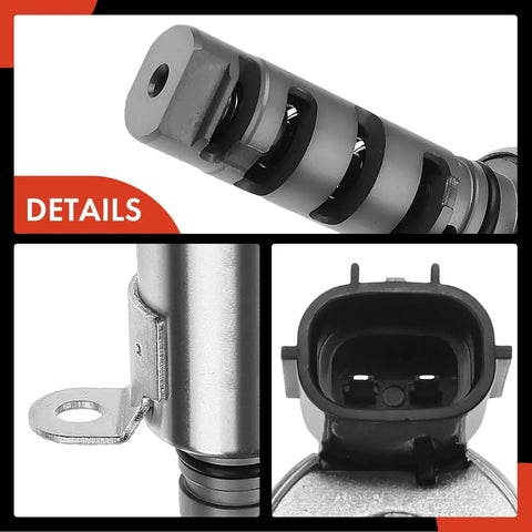 Close-up of Engine Variable Valve Timing Solenoid Direct Replacement Plug And Play Easy Install Compatible With Toyota Camry 2002 2011
