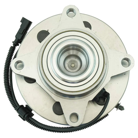 Top view of Front Driver Or Passenger Side Wheel Bearing And Hub Assembly For 2011 2014 Ford F 150 RWD 6 Lug Wheels