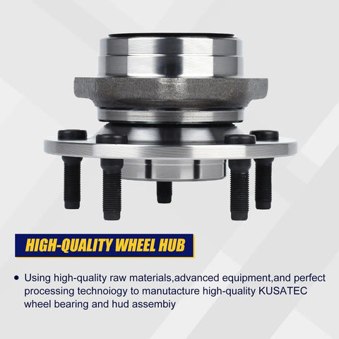 Front Wheel Bearing And Hub Assembly 515006 Replacement For Dodge Ram 1500 1994 To 1999 Front 5 Lug Bolts Without ABS