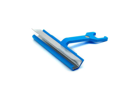 Magnetic PPC and PPF Clip Cleat Tool with 4 inch handle and 16 gauge jaw, designed for auto body and HVAC projects, side view