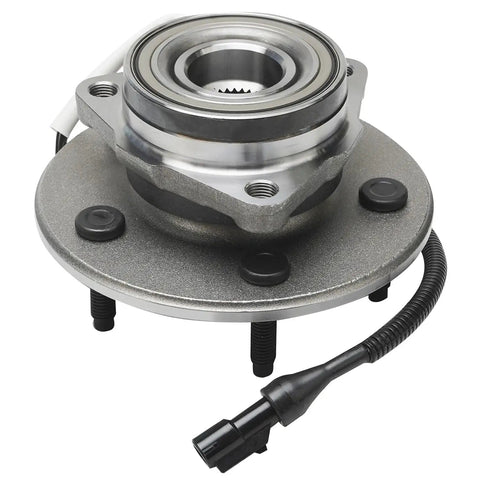 Front view of Front Wheel Bearing Hubs Replacement Kit For Ford F 150 1997 1998 1999 2000 4WD With ABS 4 Wheel Assembly Set
