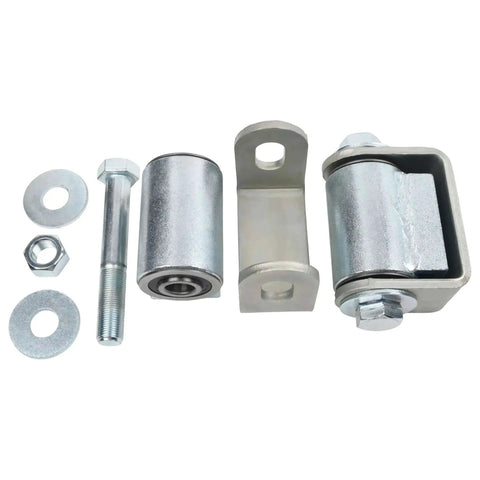 Two Pairs Heavy Duty Weld On Gate Hinges With Sealed Bearings, Adjustable 3.5 To 4 Inch Gap, Zinc Plated, Grade 5 3/4 Inch Bolts