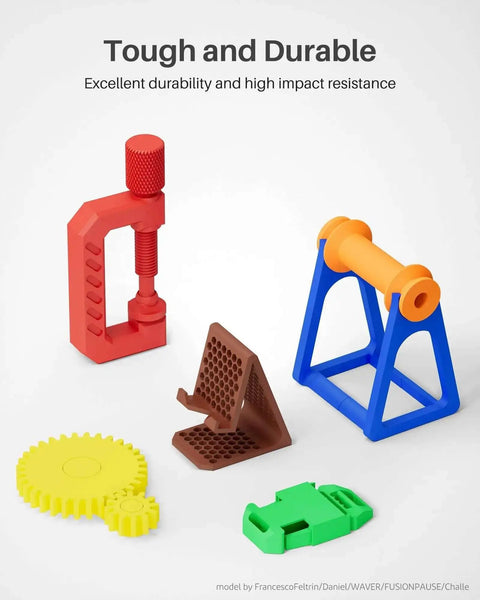 3D printed mechanical parts using Beige PETG Filament 1.75mm 1Kg Spool for tough and durable performance