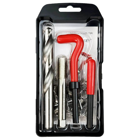 M14x1.5 Thread Repair Kit Set With Helicoil Inserts For Damaged Threads 15 Piece Metric Repair Tool Kit in packaging view